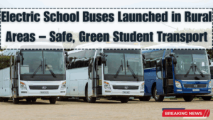 Electric School Buses Launched in Rural Areas – Safe, Green Student Transport