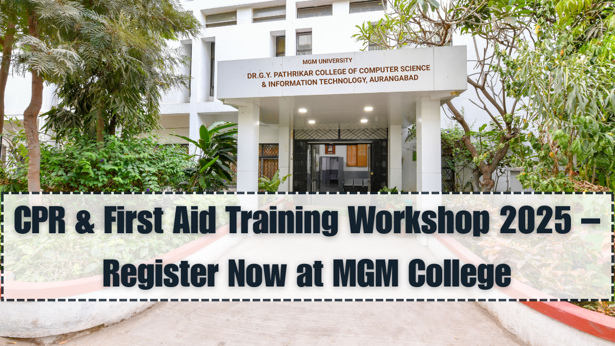 CPR & First Aid Training Workshop 2025 – Register Now at MGM College