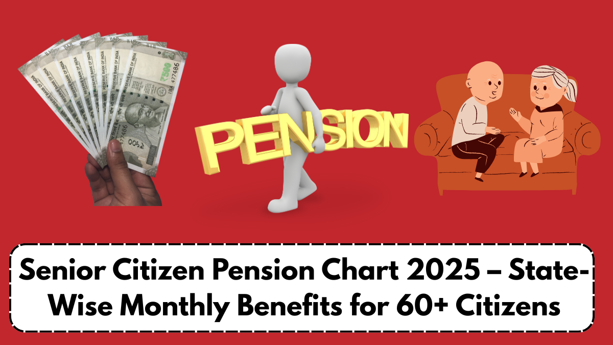 Senior Citizen Pension Chart 2025 – State-Wise Monthly Benefits for 60+ Citizens