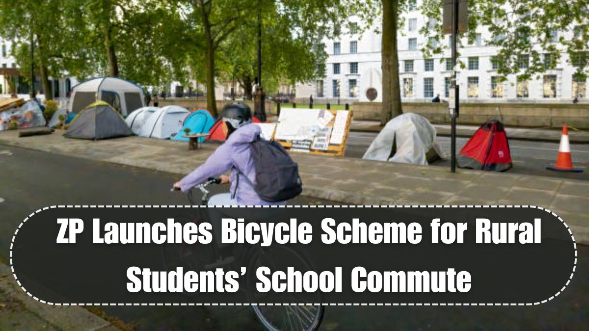 ZP Launches Bicycle Scheme for Rural Students’ School Commute