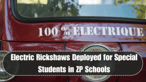 Electric Rickshaws Deployed for Special Students in ZP Schools