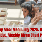ZP Mid-Day Meal Menu July 2025: New Items Added, Weekly Menu Chart PDF
