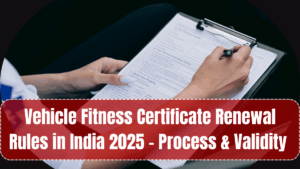Vehicle Fitness Certificate Renewal Rules in India 2025 – Process & Validity Explained