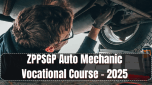 ZPPSGP Auto Mechanic Vocational Course – 2025