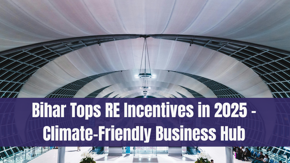 Bihar Tops RE Incentives in 2025 – Climate-Friendly Business Hub