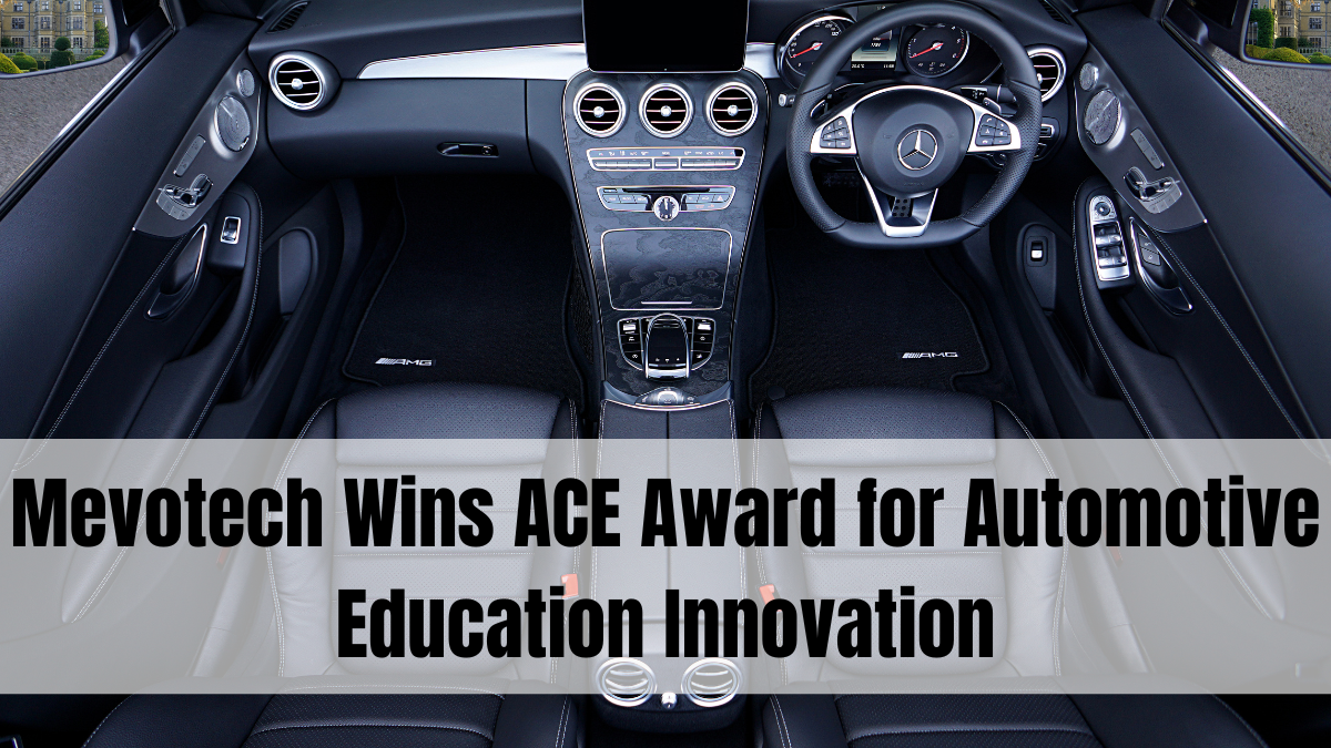 Mevotech Wins ACE Award for Automotive Education Innovation