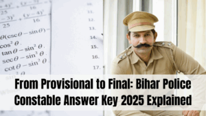 From Provisional to Final: Bihar Police Constable Answer Key 2025 Explained