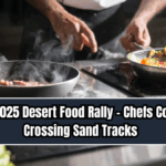 National 2025 Desert Food Rally – Chefs Cook While Crossing Sand Tracks