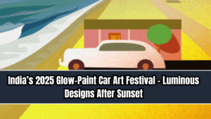 India’s 2025 Glow-Paint Car Art Festival – Luminous Designs After Sunset