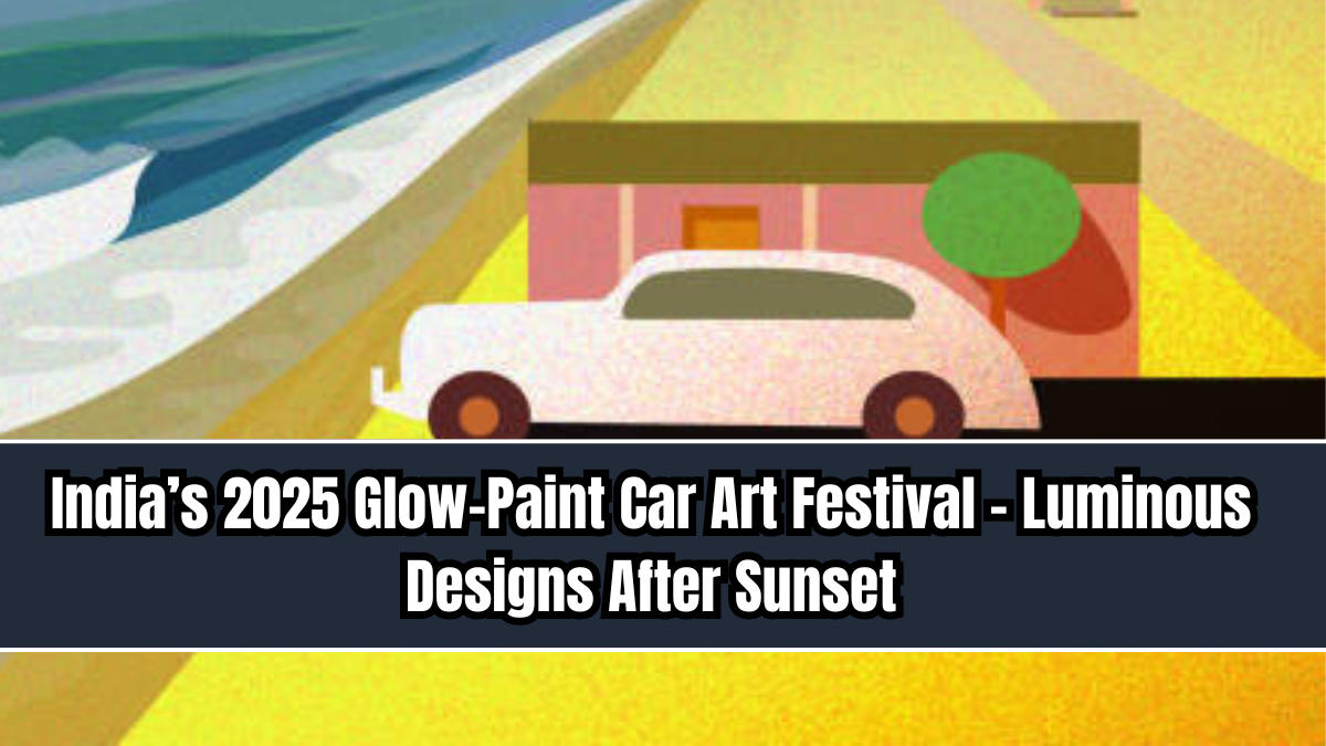 India’s 2025 Glow-Paint Car Art Festival – Luminous Designs After Sunset
